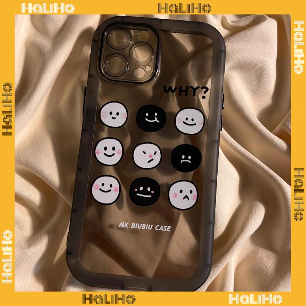 Ốp điện thoại silicone mềm chống sốc in hình mặt cười thích hợp cho iPhone 11 ProMax 13 ProMax 12 ProMax 7Plus xr XSMax