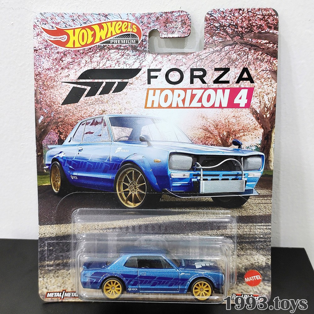 [New] Xe mô hình 1:64 Hot Wheels Premium 2021 Entertainment- Forza Horizon 4 - Nissan Skyline H/T 2000 GT-X GRL69