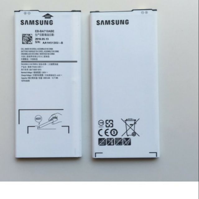 [Mã ELFLASH5 giảm 20K đơn 50K] Pin Galaxy A710 A7 2016 chính hãng Samsung bảo hành 6 tháng