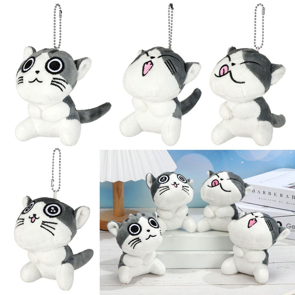 Móc Khóa Hình Mèo Cầu Vồng Dễ Thương