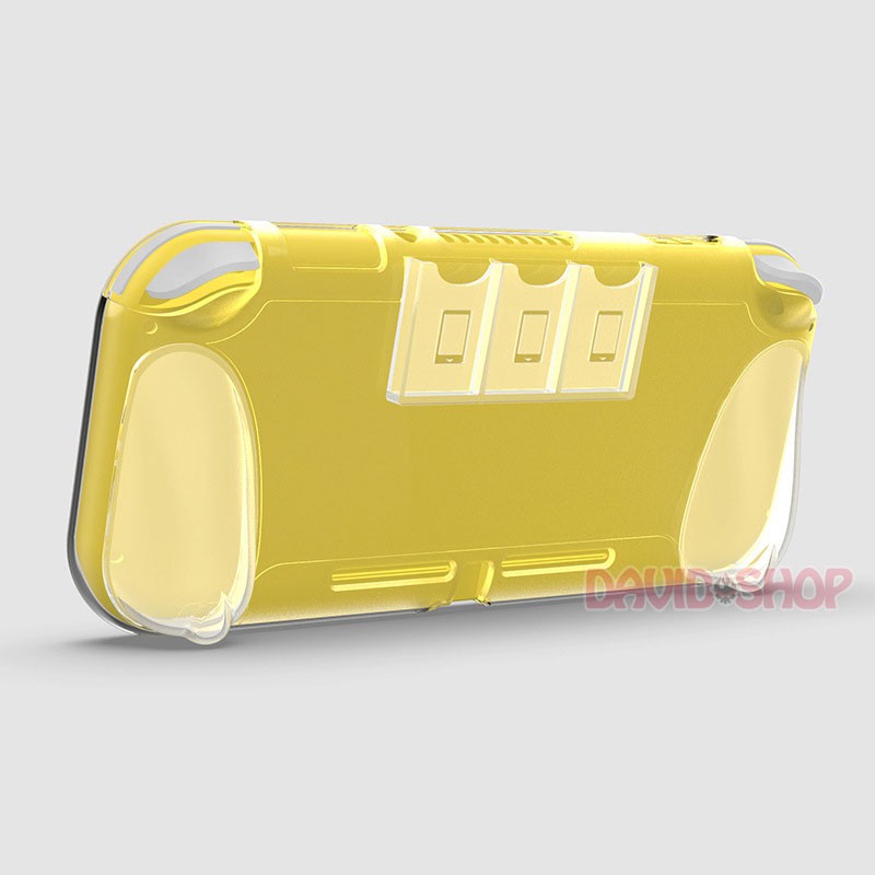 Case TPU dẻo trong suốt, siêu bóng, cán lồi cho Nintendo Switch Lite