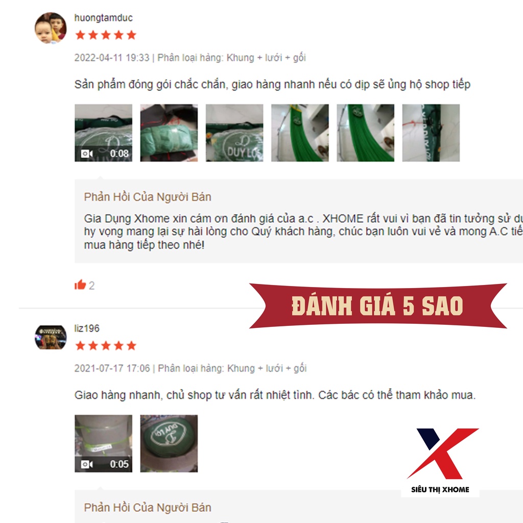 [BẢO HÀNH 1 ĐỔI 1]  Võng Xếp Duy Lợi Cỡ Lớn Chính Hãng _ Trọn Bộ Cả Khung Và Võng