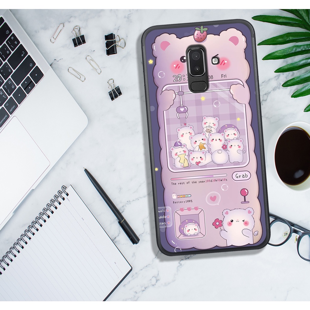 Ốp Lưng SAMSUNG A6 Plus - A8 Plus - J6 Plus - J8 , In Hình Sinh Động, Dễ Thương, Màu Sắc Cá Tính..
