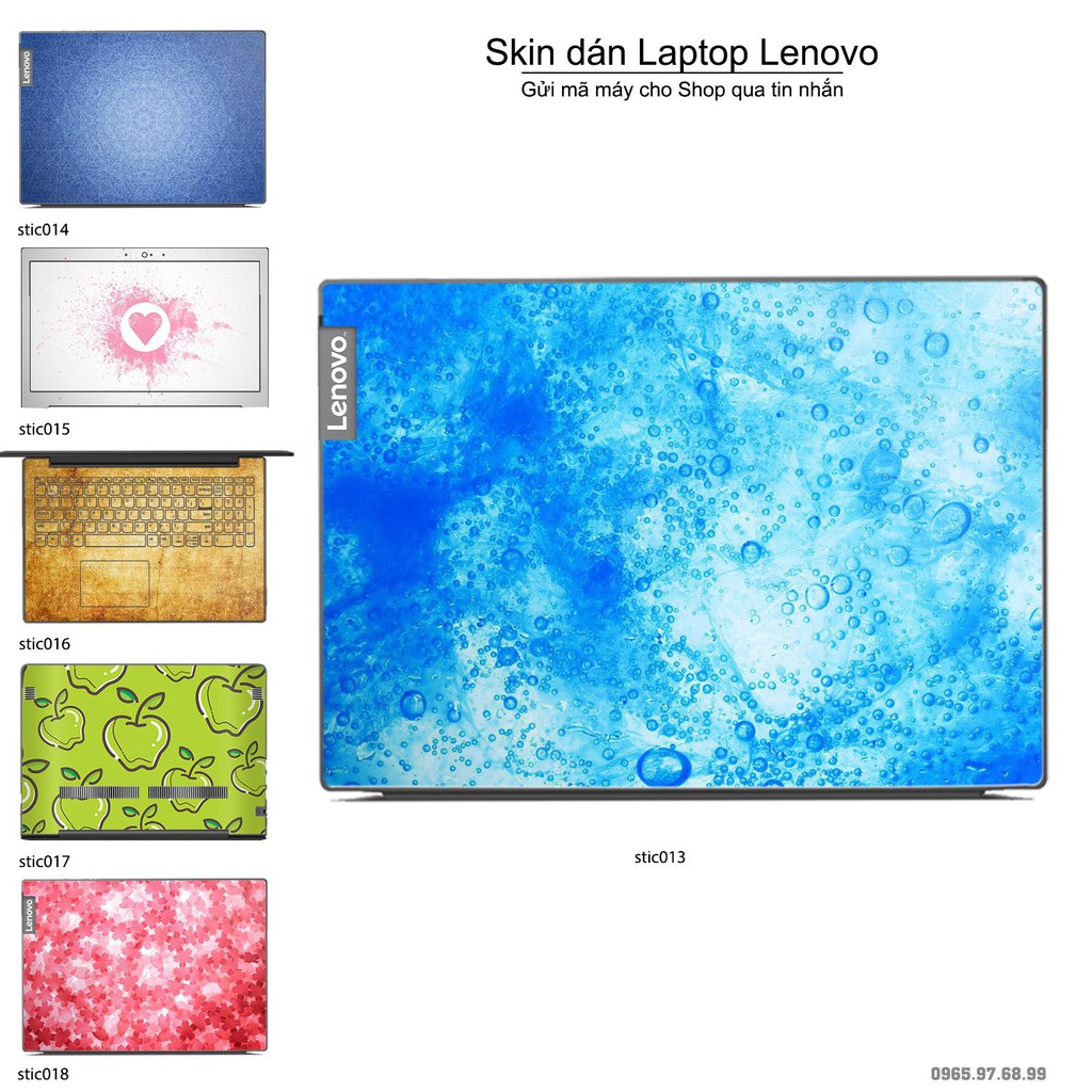 Skin dán Laptop Lenovo in hình Hoa văn sticker _nhiều mẫu 3 (inbox mã máy cho Shop)