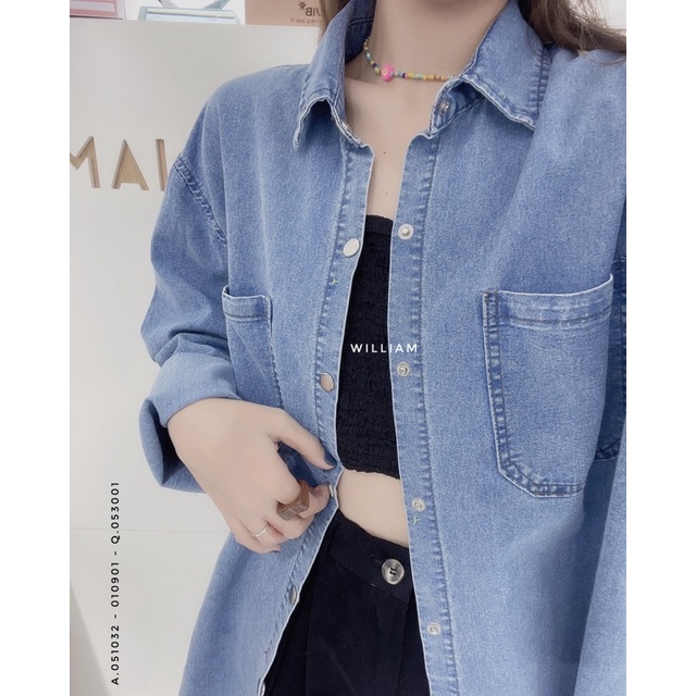 Áo SM denim 1307