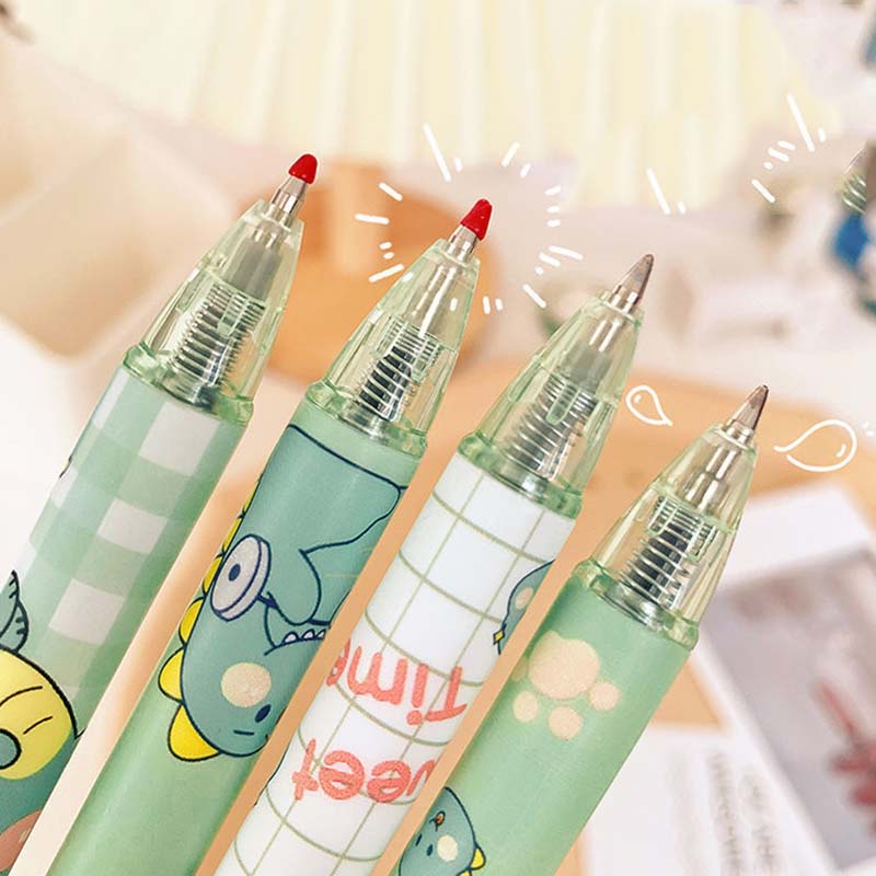 Bút Bi Ngòi 0.5mm Hình Khủng Long Đáng Yêu