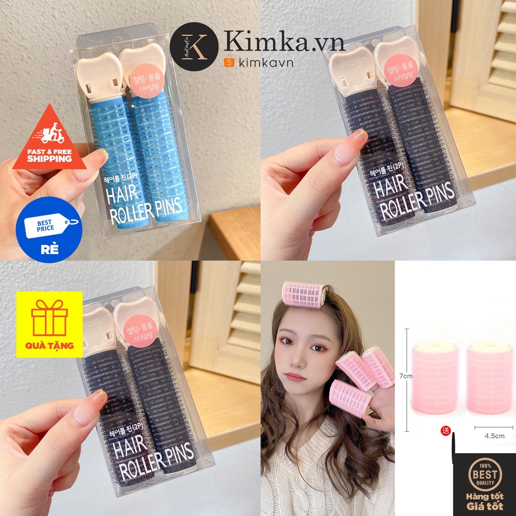 Bộ 2 Lô Cuốn Kẹp Phồng Tóc Hàn Quốc Nhiều Loại