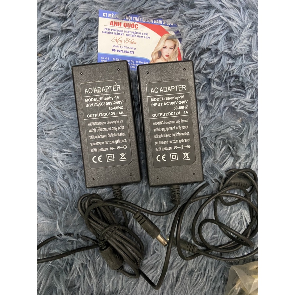 dây sạc búa nóng lạnh 12V-4A,dây sạc máy spa 12V-4A