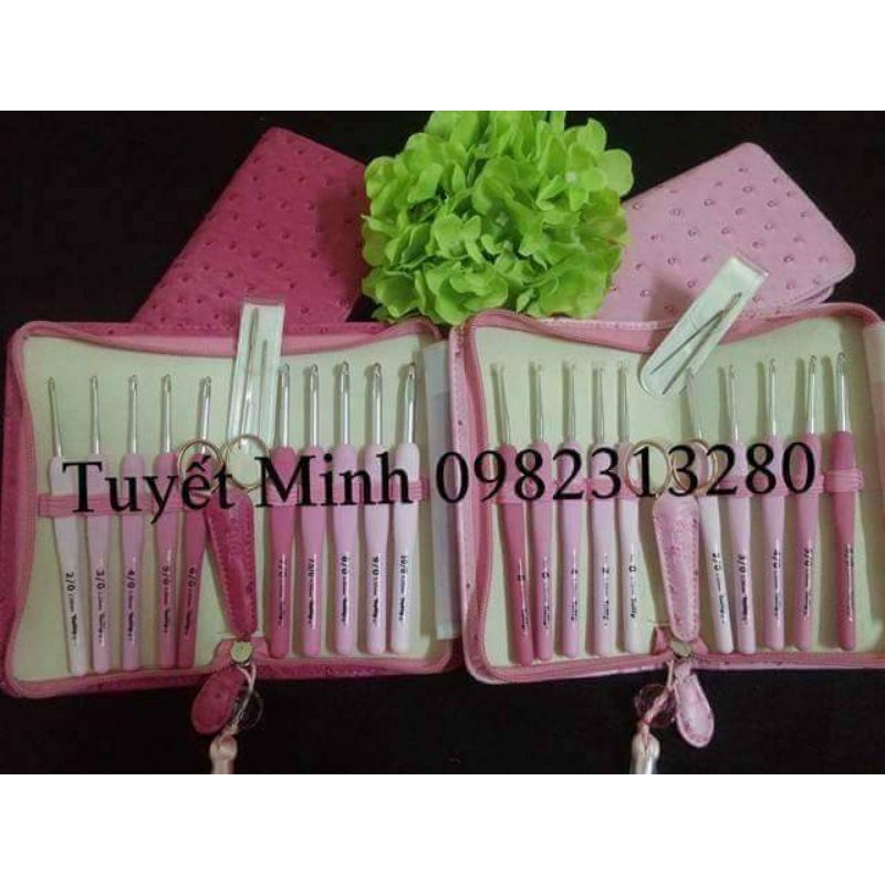 Bộ kim móc Tulip Rose Etimo