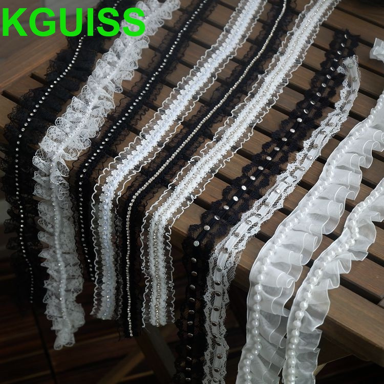 Vải Ren organza Không Co Giãn 2-4cm Dùng Làm Đồ Thủ Công