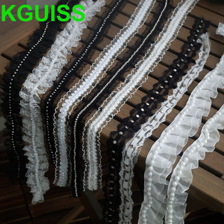 Vải Ren organza Không Co Giãn 2-4cm Dùng Làm Đồ Thủ Công