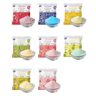 Bột Dâu/ Đào/ Kiwi/ Matcha/ Xoài/ Việt quất/ Thanh long/ Nam việt quất/ Thanh mai