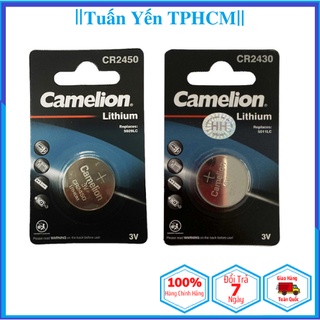 Pin CR2430 / CR2450 Camelion Lithium 3V Chính Hãng - Vỉ 1 Viên - Toppin