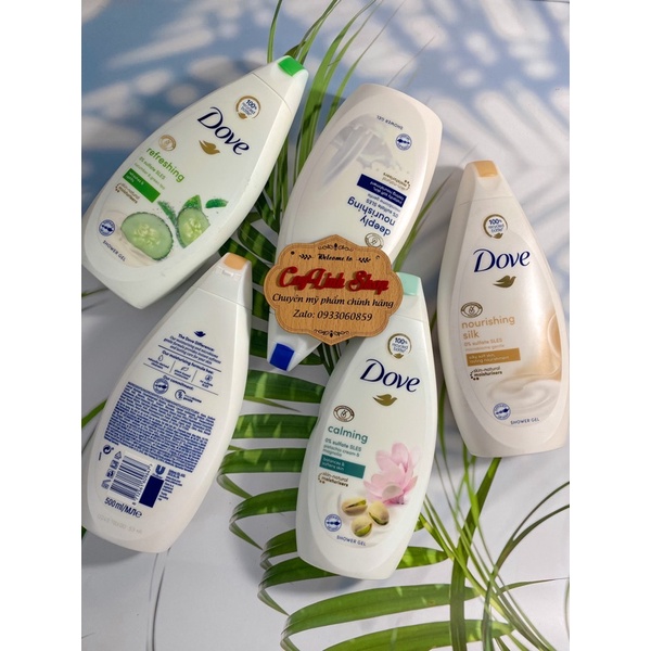 Sữa tắm dưỡng thể DOVE giúp cấp ẩm mịn da 500ml chính hãng