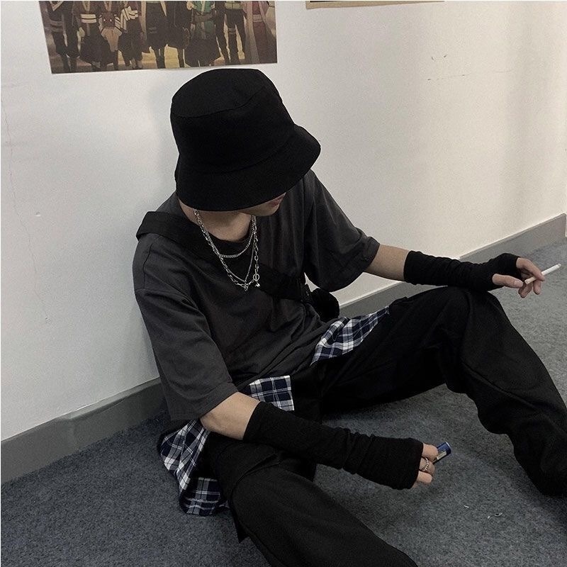 Găng Tay Hở Ngón Hóa Trang Ninja Thời Trang Harajuku Đường Phố Cá Tính