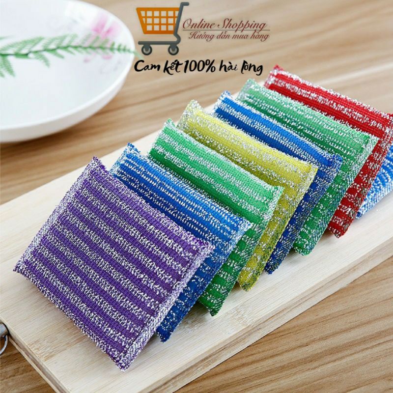 Miếng Cọ Rửa Chén Bát Kim Tuyến, Cọ Xoong Nồi Tạo Bọt