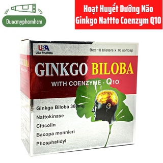 Viên uống ginkgo biloba -Giúp tăng cường trí nhớ, giảm nguy cơ tai biến mạch máu não