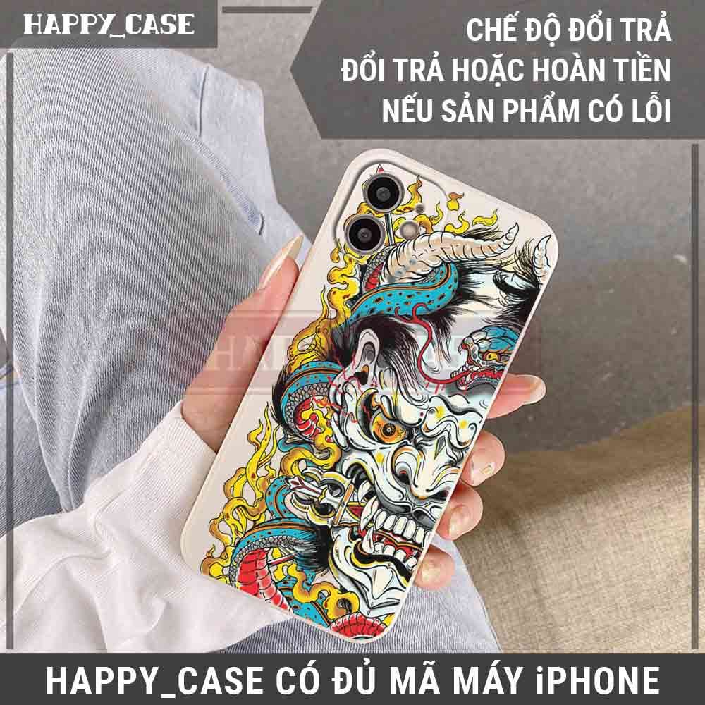 Ốp iPhone NB194 Hình Quỷ Nhật Bản Chống Sốc iPhone Happy Case