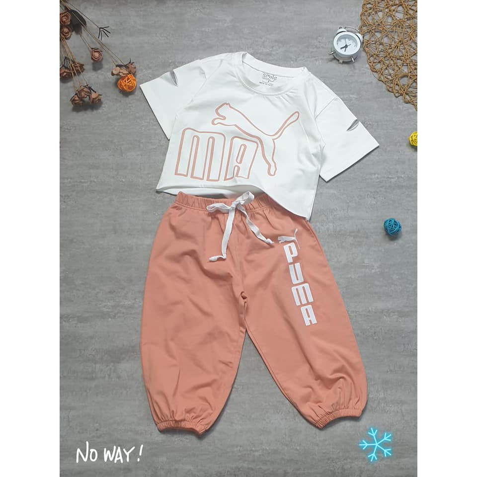 Set CropTop Hiphop bé gái in Mickey - chữ Pu Ma AS03-Trang 25 Kids