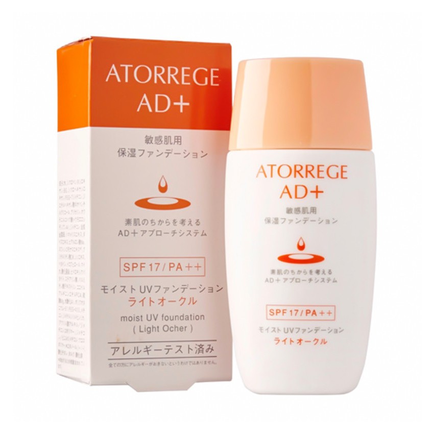 Kem Nền Atorrege AD+ Moist Uv Foundation Spf17 PA+ Giữ ẩm dành cho da nhạy cảm, da bị dị ứng