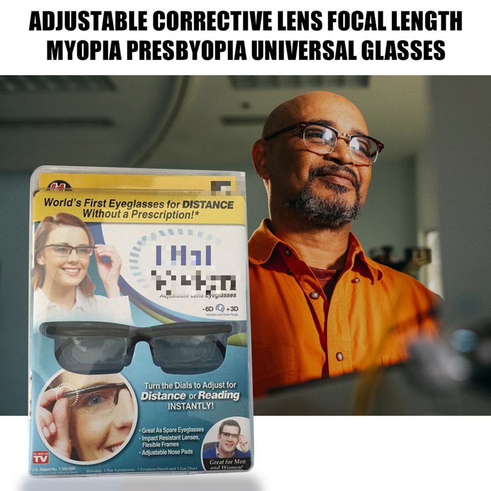 Kính Đọc Sách 6d To + 3d Diopters Có Thể Điều Chỉnh
