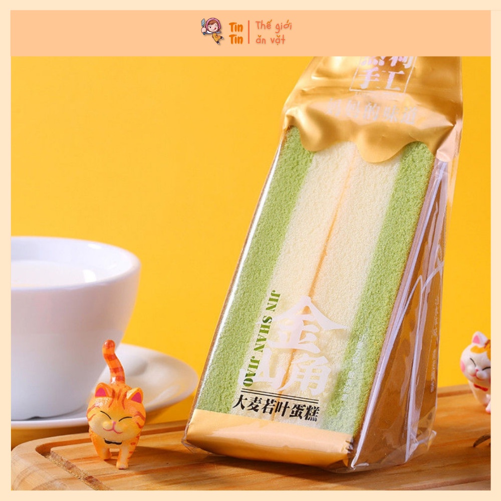Bánh bông lan Tiramisu tam giác đủ vị Matcha Socola Dâu