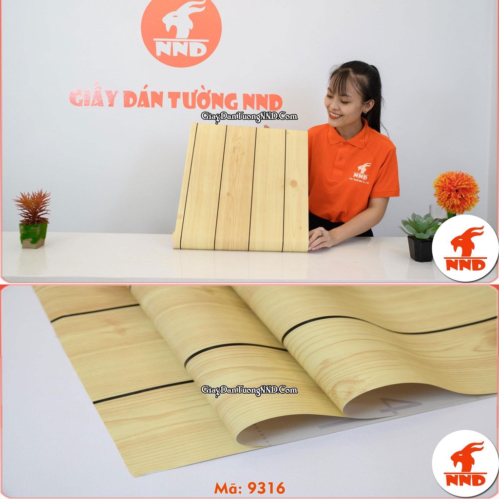 Giấy Dán Tường 3D giả gạch, giả đá, giả gỗ decal không cần keo cuộn 10m x 45cm