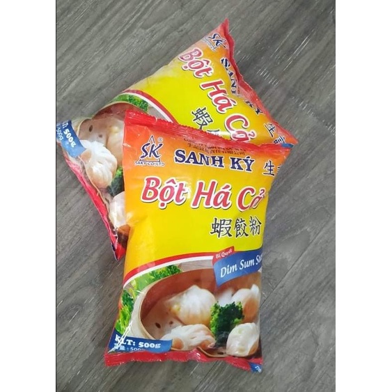 Bột há cảo sanh ký ⚡ LOẠI NGON ⚡ bột sủi cảo gói 500gr dùng làm há cảo, bánh xếp, chế biến thực phẩm khác