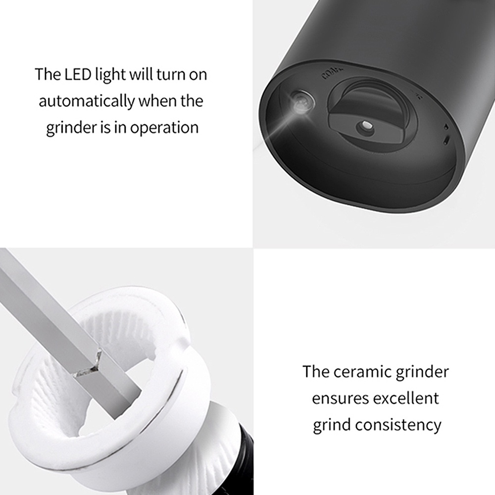 Uareliffe Electric Grinder 5 Gears Grinding Mode Kitchen Restaurant Tool