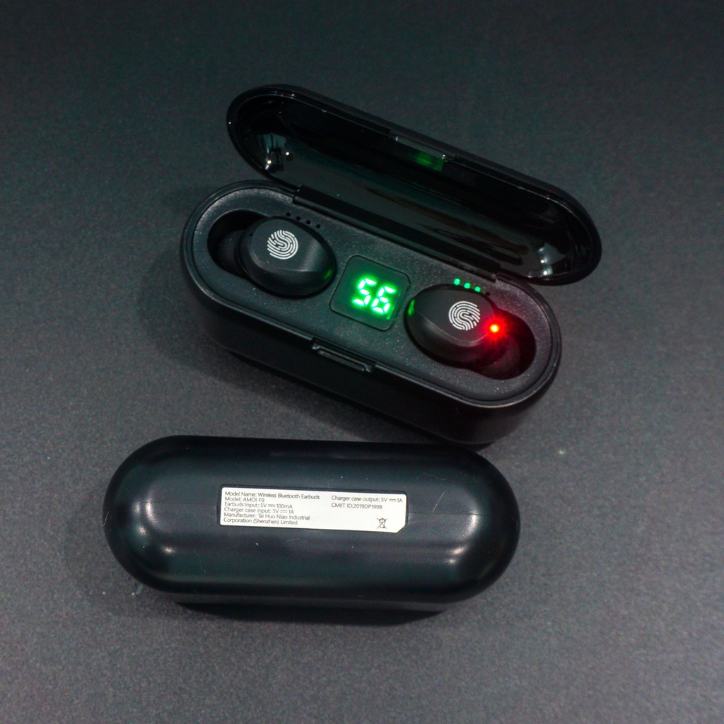 Tai Nghe Bluetooth 5.0 AMOI F9  ÂM Thanh Hay ( Pin Trâu 2000mah Làm Sạc Dự Phòng ) | BigBuy360 - bigbuy360.vn