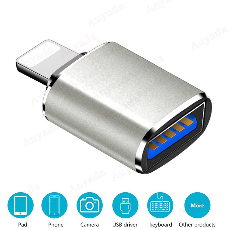 Đầu chuyển đổi OTG sang USB 3.0 cho tablet táo/táo 7 8 X Xr 11 12 Pro Xs Max 13