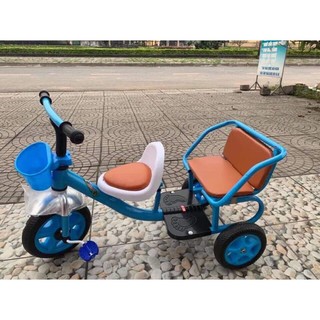 Xe đạp xích lô 2 ghế cho bé