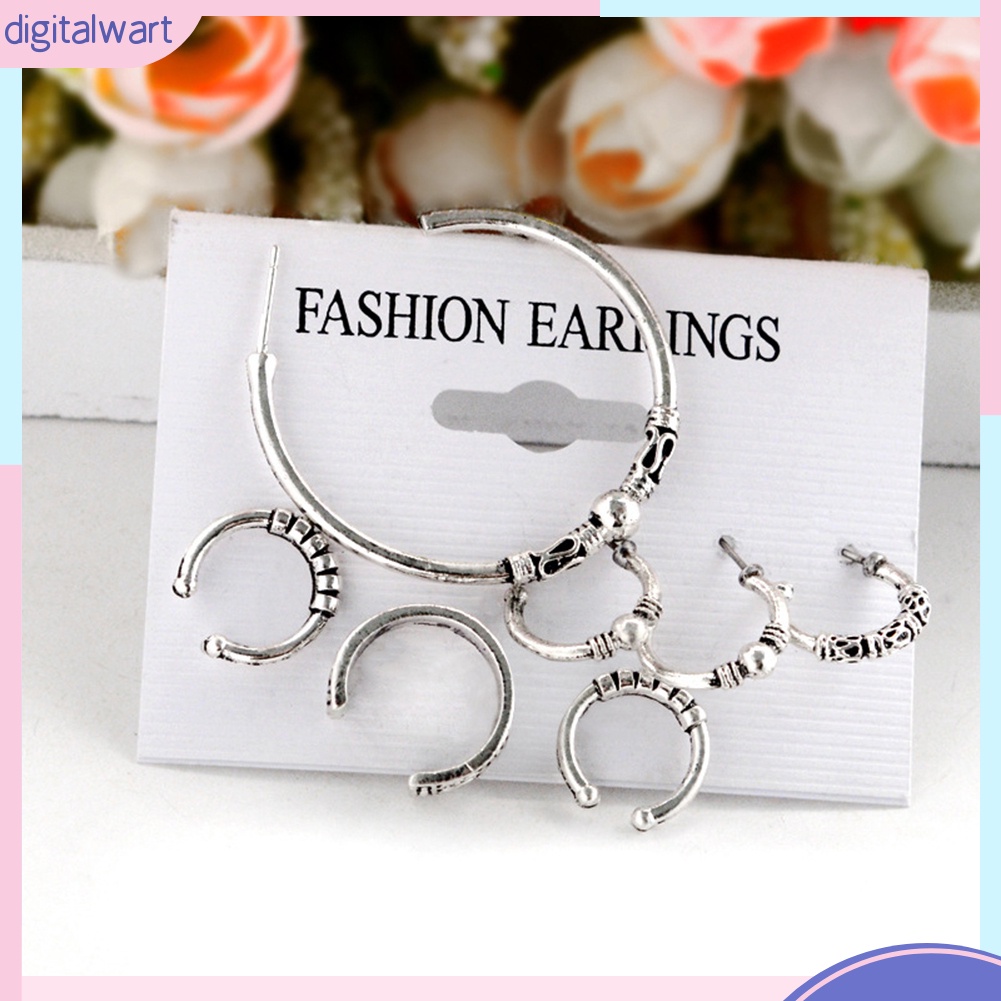 Set 7 Khuyên Tai Phong Cách Bohemian Cổ Điển Thanh Lịch Dành Cho Nữ