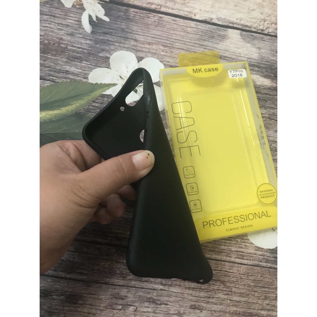 [ Y7 pro 2018 ] Ốp dẻo đen loại đẹp cho Huawei Y7 pro 2018