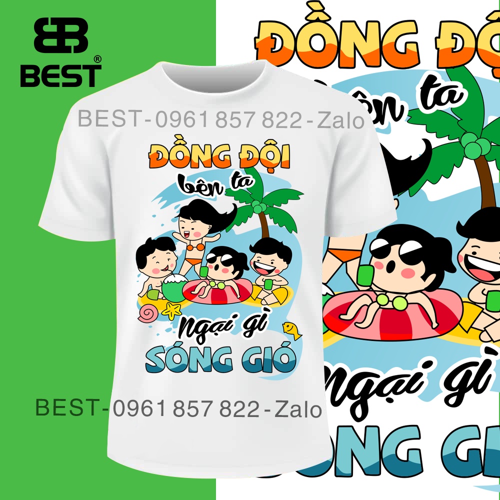 ÁO NHÓM TEAM BUILDING IN ẤN 2 MẶT THEO YÊU CẦU