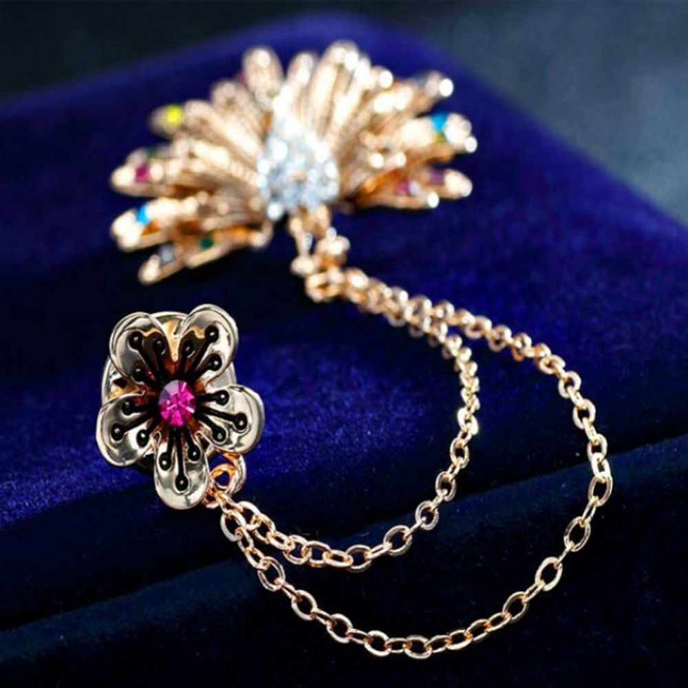 Mxgoods Flower Accessory Women | Tassels Brooch