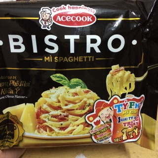 Mỳ Spaghetti Bistro AceCook Xốt Kem Phô Mai Kiểu Ý 100g