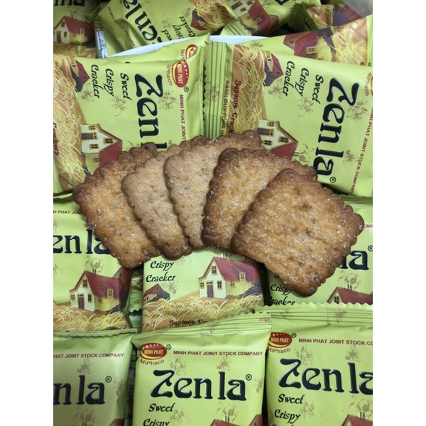 500g Bánh Quy Mè Vừng Zenla Đặc Biệt Thơm Ngon - Hàng Chuẩn Công Ty
