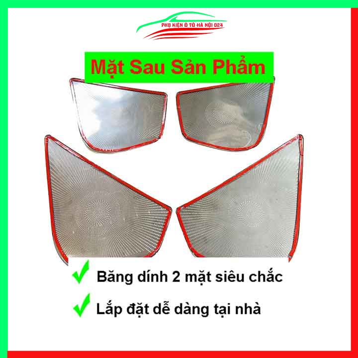 Bộ ốp màng loa Ranger 2017-2021 chuẩn theo xe vân Titan chống xước trang trí nội thất ô tô