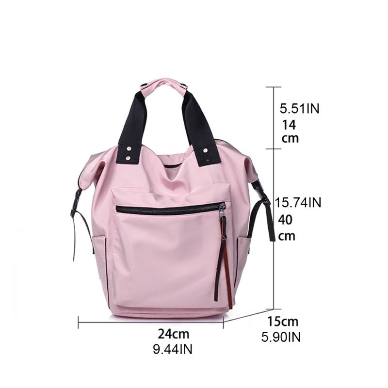 Ba Lô Nylon Đi Học / Du Lịch Hàng Mới Cho Nữ