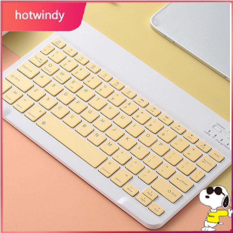 Bàn Phím + Chuột Không Dây 7 Inch Cho Điện Thoại / Máy Tính Bảng / Pc