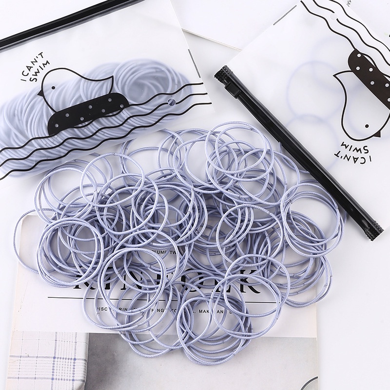 Set Dây Buộc Tóc Co Giãn + Dây Buộc Tóc Đuôi Ngựa Thời Trang Cho Nữ