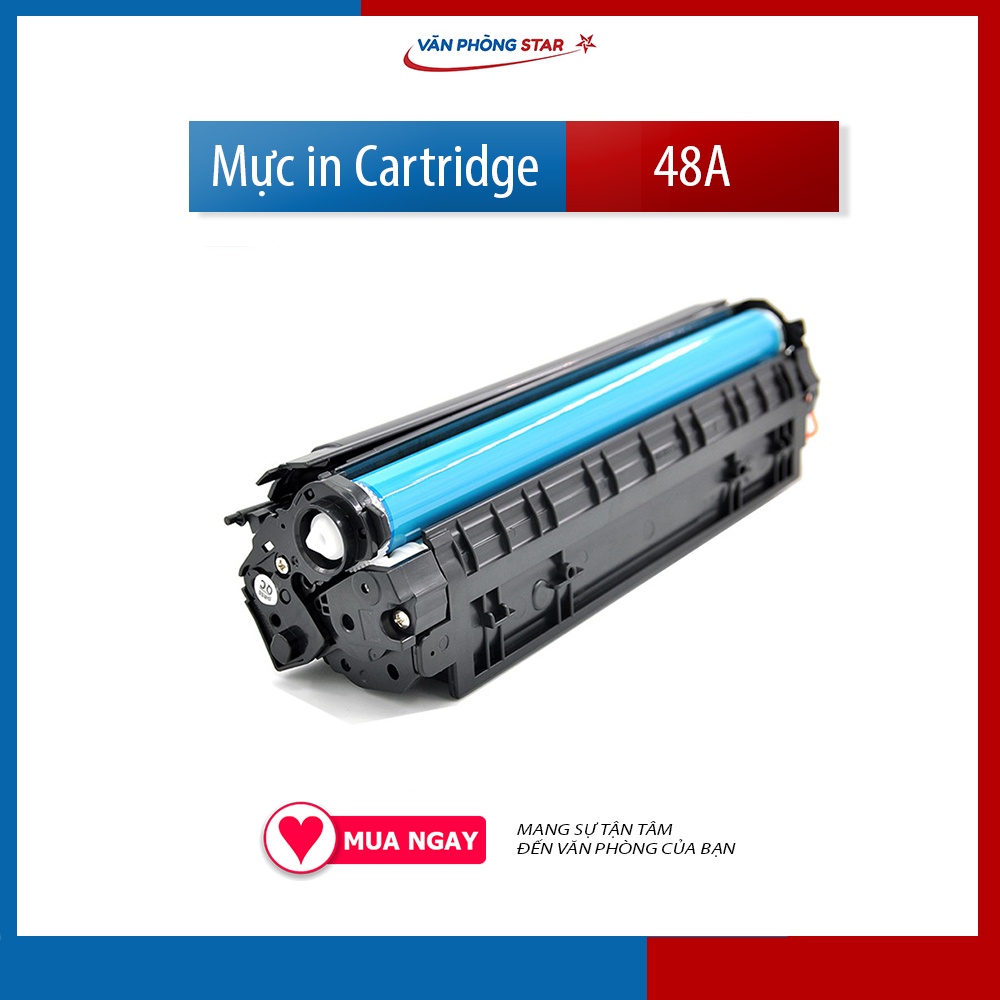 Hộp mực 48A Cartridge CF248A dùng cho Máy in Hp LaserJet Pro M15w/15a MFP m28w/28a dung lượng 1.000 trang BH 1 đổi 1