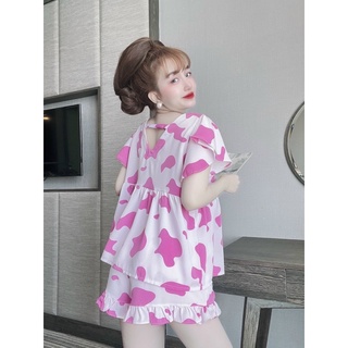 Bộ lụa mango cách điệu freesize dưới 60 ký