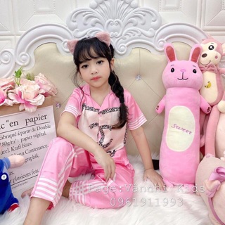 Bộ lụa quần dài 3 màu(18-30kg) cho bé gái