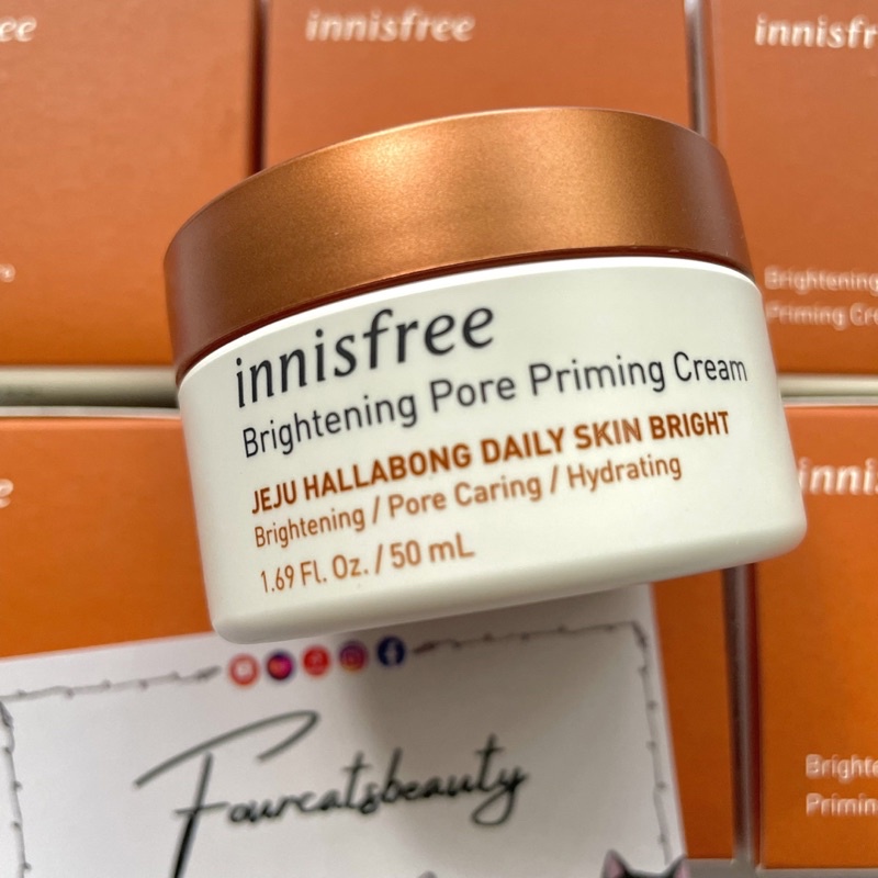 Kem Dưỡng Trắng Da Chuyên Sâu Innisfree Brightening Pore Priming Cream Ex 50ml