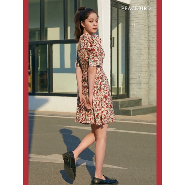 Đầm hoa đỏ Peacebird