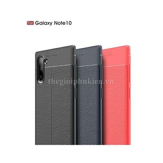 Ốp lưng SamSung Galaxy Note 10 silicon giả da, chống sốc Auto Focus