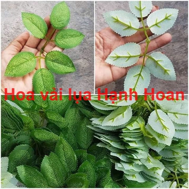 1kg lá hoa hồng các loại - Lá giả