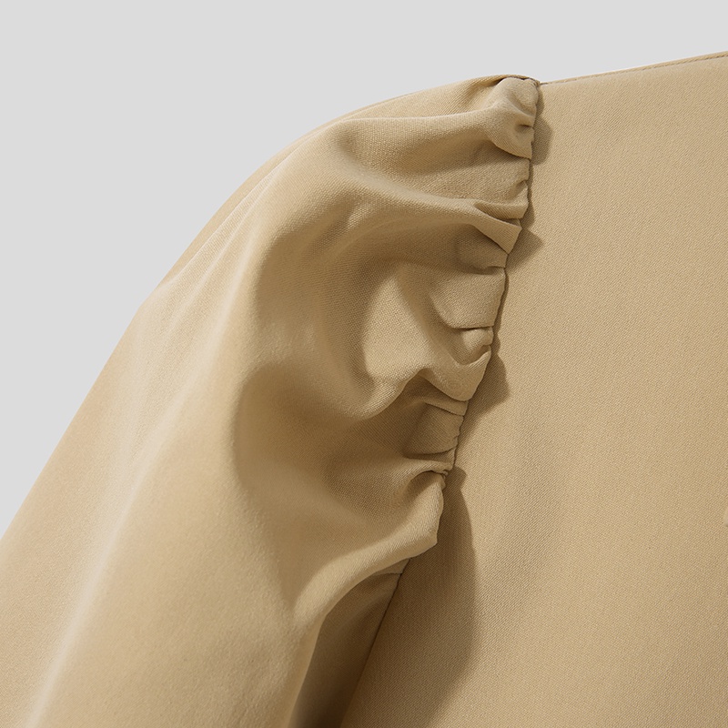 Áo sơ mi INCERUN tay dài phồng cổ bẻ cài nút thời trang cho nam